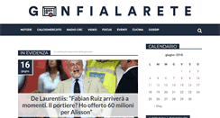 Desktop Screenshot of gonfialarete.com